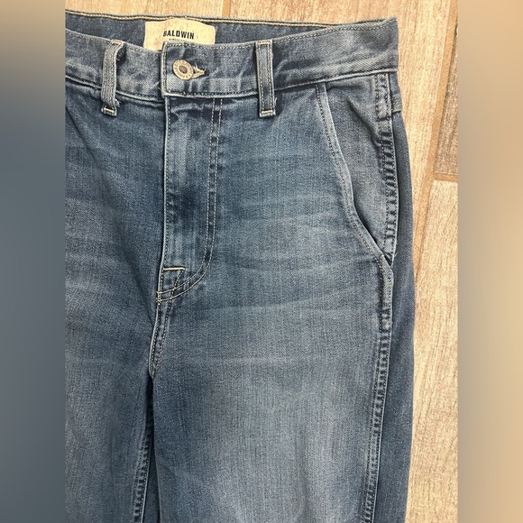 Baldwin Jeans Kansas City Poppy high rise crop 25 - Picture 3 of 8